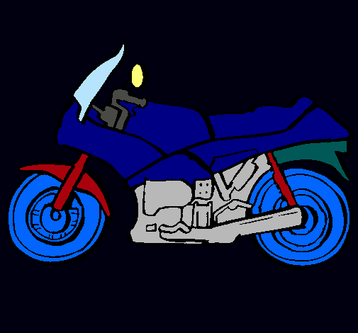 Dibujo Motocicleta pintado por Albert-F