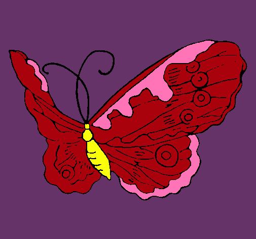 Dibujo Mariposa elegante pintado por rossi12