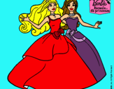 Dibujo Barbie y su amiga súper felices pintado por more_cule