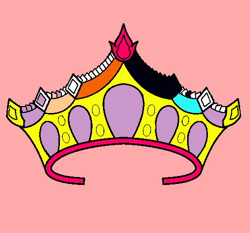 Dibujo Tiara pintado por paty11