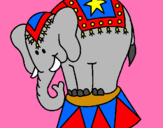 Dibujo Elefante actuando pintado por Maricuchi