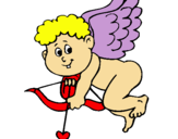 Dibujo Cupido pintado por iririda