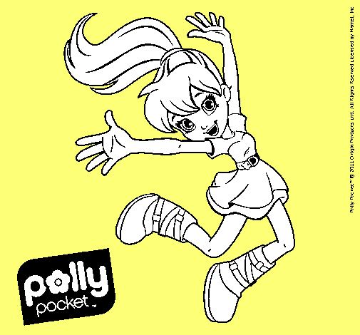 Dibujo Polly Pocket 10 pintado por rocio2000