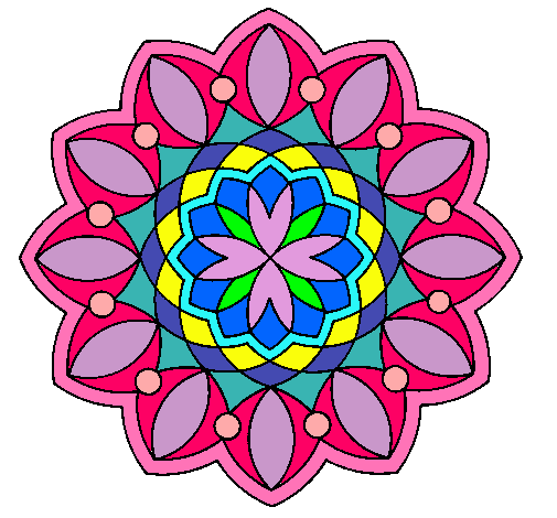 Dibujo Mandala 3 pintado por rocio2001