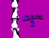 Dibujo Madagascar 2 Pingüinos pintado por nayua