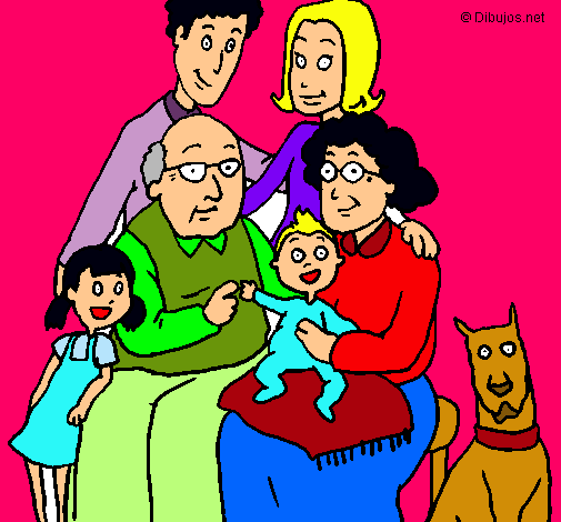 Dibujo Familia pintado por silviamora