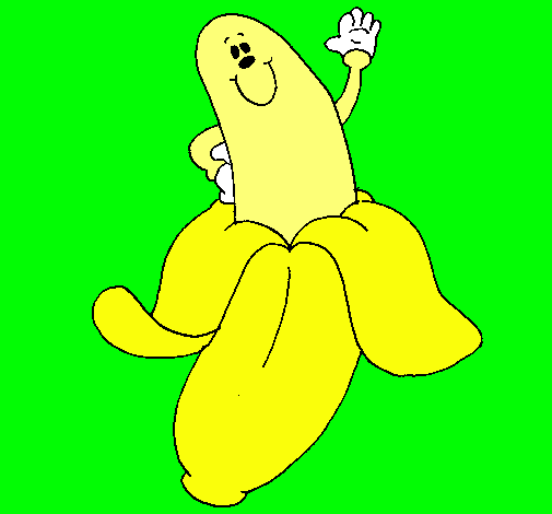 Dibujo Banana pintado por masiel