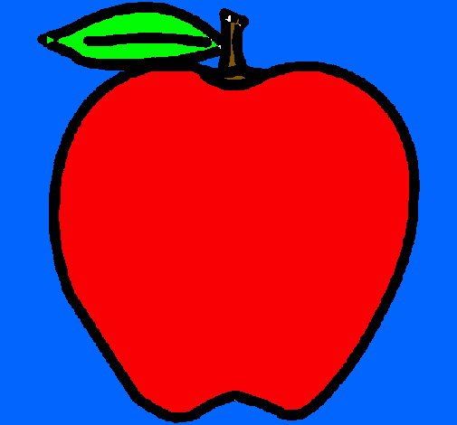 Dibujo manzana pintado por Dany_CSI