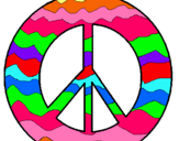 Dibujo Símbolo de la paz pintado por Blognaksskh