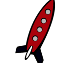 Dibujo Cohete II pintado por erio