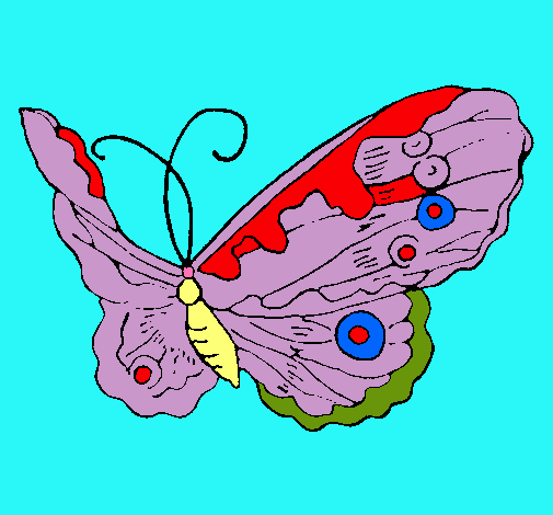 Dibujo Mariposa elegante pintado por Sahara 