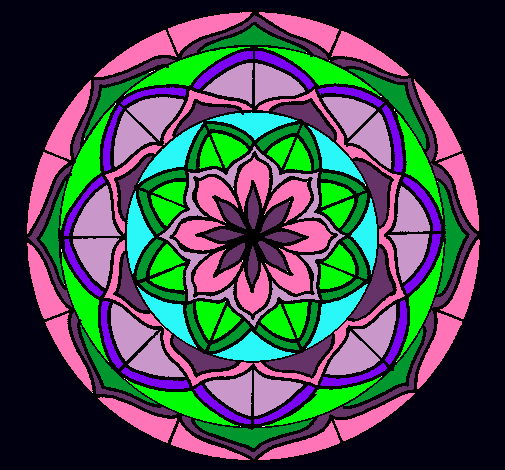 Dibujo Mandala 6 pintado por kathysitha