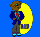Dibujo Padre oso pintado por claudia20004