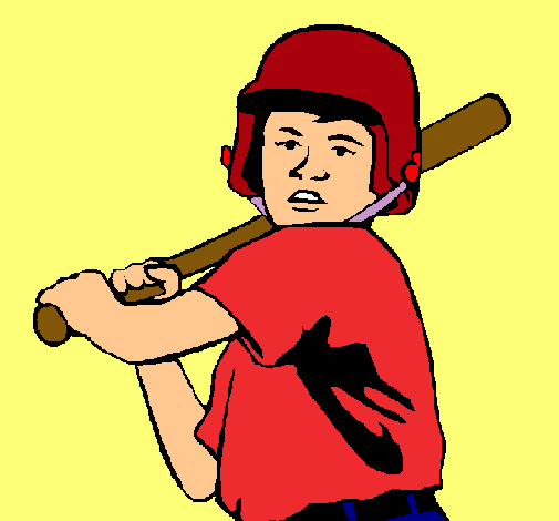 Dibujo Niño bateador pintado por Dair