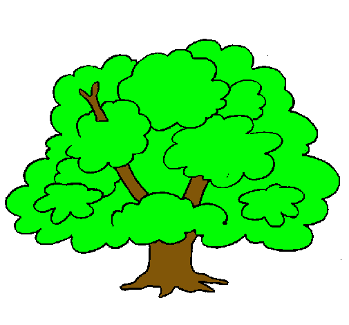 Dibujo Árbol pintado por pitaa