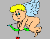 Dibujo Cupido pintado por chingatumadr