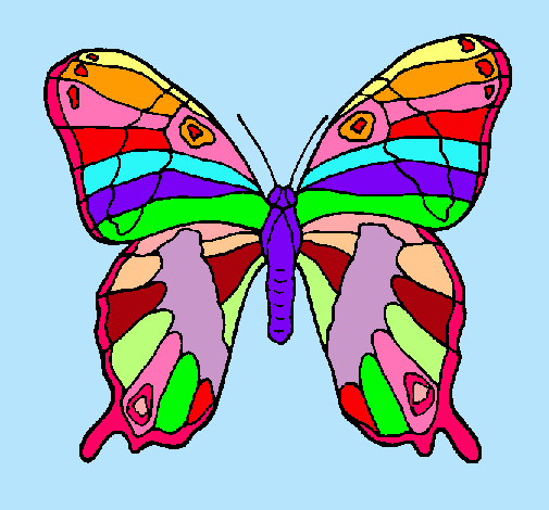 Dibujo Mariposa pintado por valuu