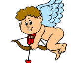 Dibujo Cupido pintado por fghfh