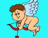 Dibujo Cupido pintado por gperez