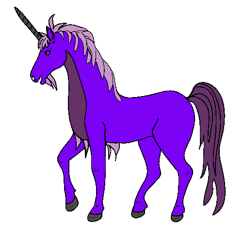 Dibujo Unicornio II pintado por alesitara