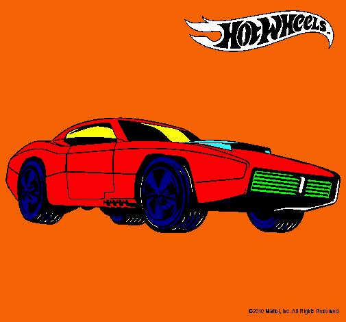 Dibujo Hot Wheels 1 pintado por bastiamaro