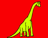 Dibujo Braquiosaurio pintado por lucasmanu