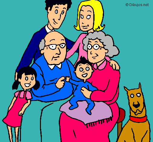 Dibujo Familia pintado por soly96