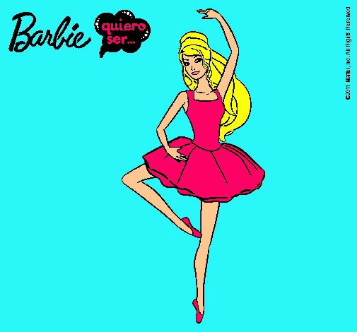 Dibujo Barbie bailarina de ballet pintado por Nikii0109