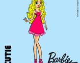Dibujo Barbie Fashionista 3 pintado por monserra