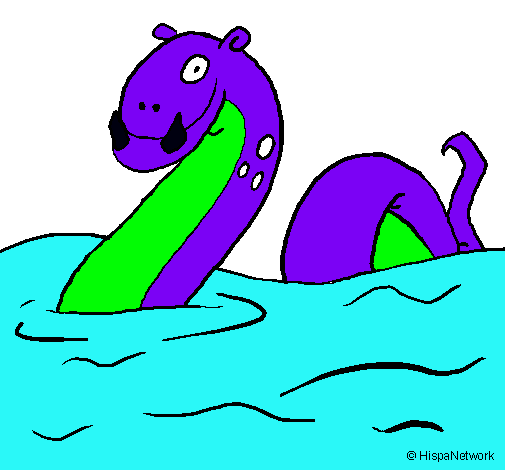 Dibujo Monstruo del lago nes pintado por alex-dara