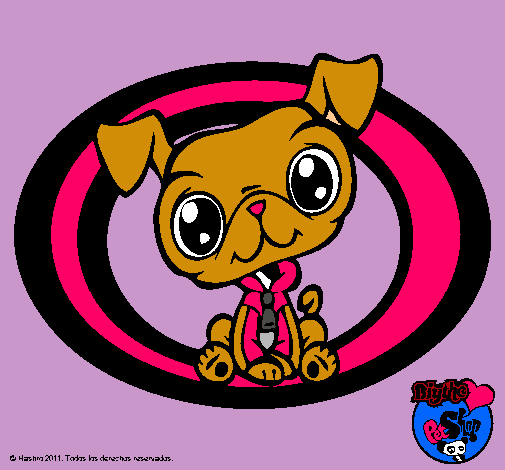 Dibujo Perrito Littlest Pet Shop pintado por iliana-fox