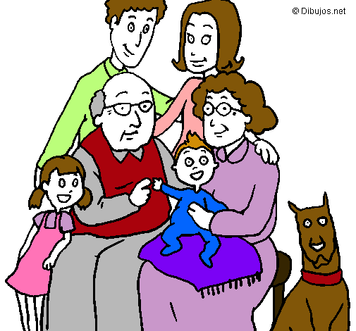 Dibujo Familia pintado por chavochito