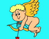 Dibujo Cupido pintado por ariadnalp