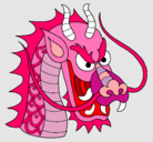 Dibujo Cabeza de dragón pintado por Kiru-nyan