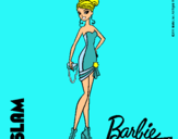 Dibujo Barbie Fashionista 5 pintado por leti11