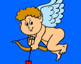 Dibujo Cupido pintado por Maitaa