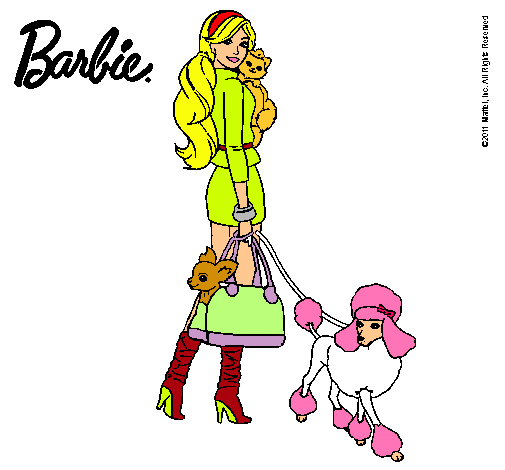 Dibujo Barbie elegante pintado por vanetxu