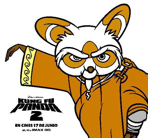 Dibujo Shifu 2 pintado por JeZzuz