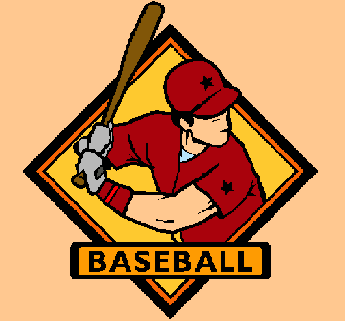 Dibujo Logo de béisbol pintado por Dair