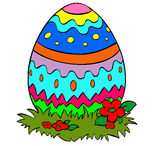 Dibujo Huevo de pascua 2 pintado por tresada