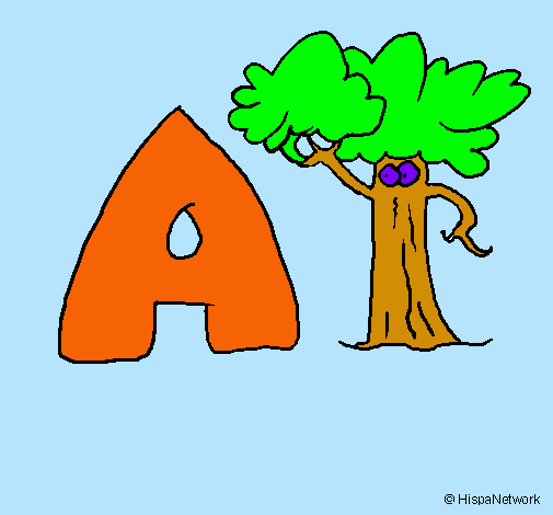 Dibujo Árbol pintado por gabrielc