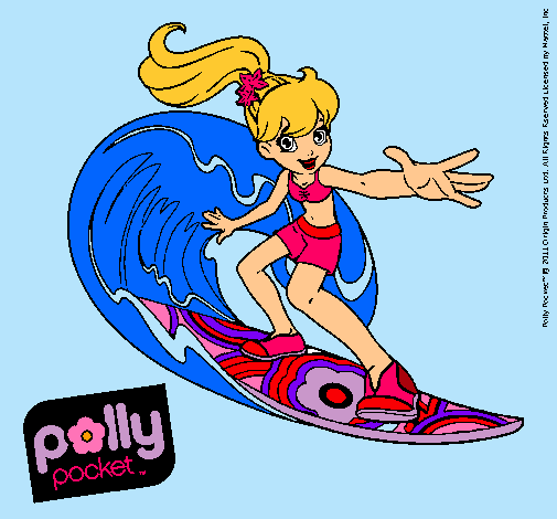 Dibujo Polly Pocket 4 pintado por adritorre