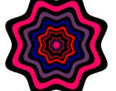 Dibujo Mandala 46 pintado por espiral 