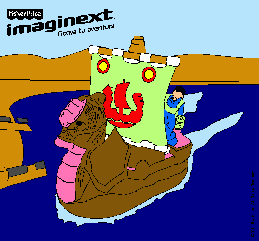 Dibujo Imaginext 19 pintado por estefanie