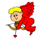 Dibujo Cupido pintado por rafaani