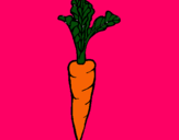 Dibujo zanahoria pintado por alexanguie