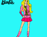 Dibujo Barbie juvenil pintado por judithto