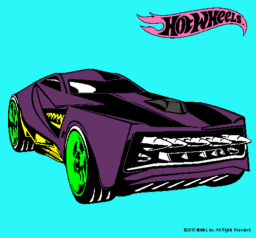 Dibujo Hot Wheels 12 pintado por stre