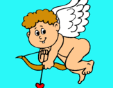 Dibujo Cupido pintado por pinturitas21