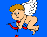 Dibujo Cupido pintado por ninalomejor
